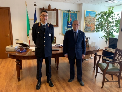 Paolo Milillo nuovo comandante della Polizia Locale, oggi l’incontro con il Sindaco Raffaello de Ruggieri