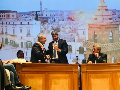 Il Presidente della Camera, Roberto Fico, in consiglio comunale. L’intervento del Sindaco Raffaello de Ruggieri