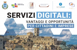 “Servizi Digitali: Vantaggi e Opportunità per cittadini e imprese”, domani convegno e dimostrazione portale “Matera Digitale”